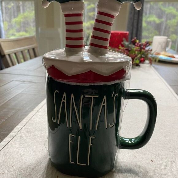 Rae Dunn Other - Rae dunn santas elf mug
